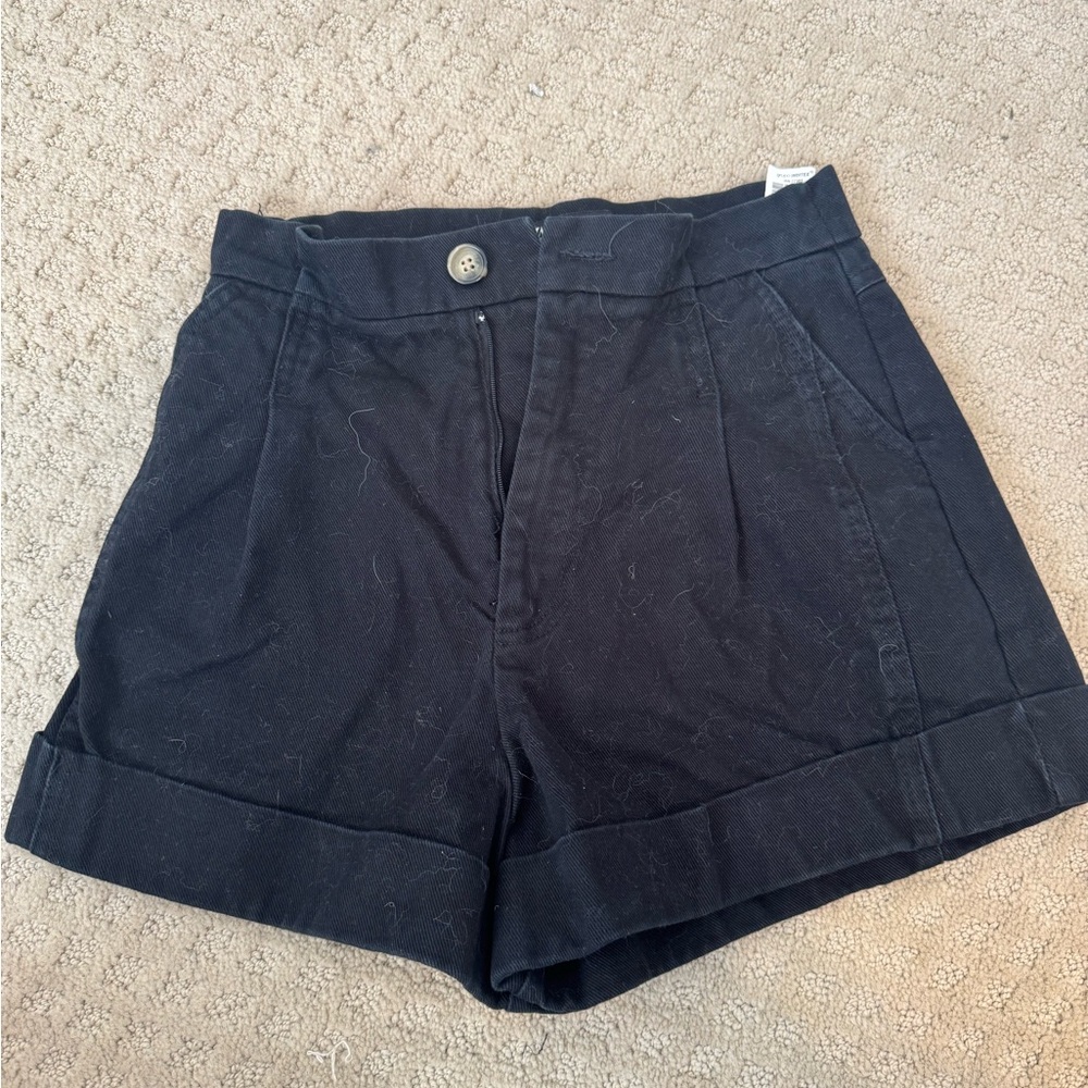 Zara black shorts